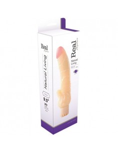 Wibrator-REALISTIC VIBRATOR REAL RAPTURE SHOCK JELLY FLESH 9.5""""""""