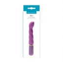 Wibrator Bliss G Spot Purple - wygięta głowica, prążkowana struktura, 2x AAA wymiary producenta niepodane - 1