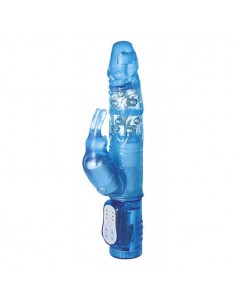 Me You Us Twin Turbo Rabbit Vibrator Blue 2