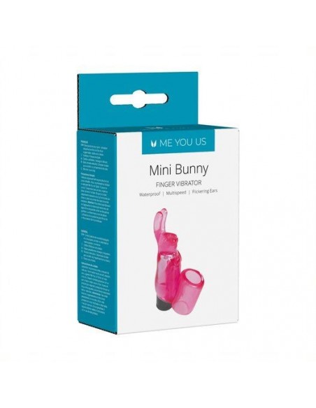 Wibrator- Me You Us Mini Bunny Finger Vibrator Pink