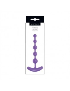 Plug/kulki- Me You Us Classic Anal Beads Purple
