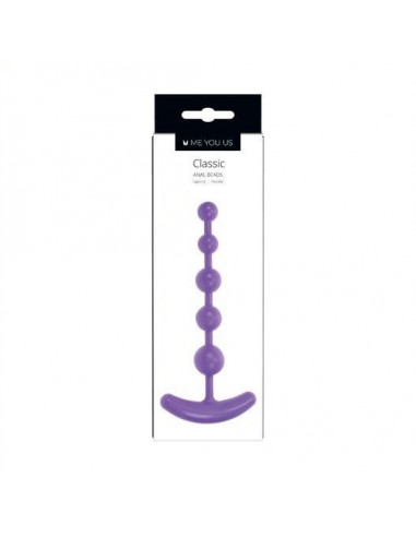Plug/kulki- Me You Us Classic Anal Beads Purple