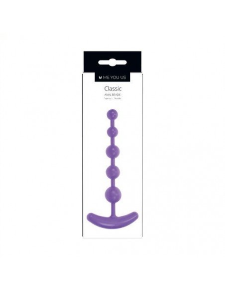 Plug/kulki- Me You Us Classic Anal Beads Purple