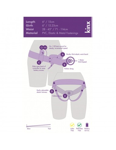 Proteza-The Extender Hollow Vibrating Strap-On Kinx