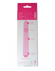 Wibrator-6""""Sensuous Smooth Vibrator Gold Minx 2