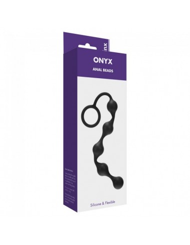 Plug/kulki-Onyx Silicone Anal Beads