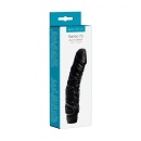 Wibrator Curved Veined Rambo Vibe Black - zakrzywiony, żyłkowany korpus, 19 cm długości, 16 cm obwodu - 1