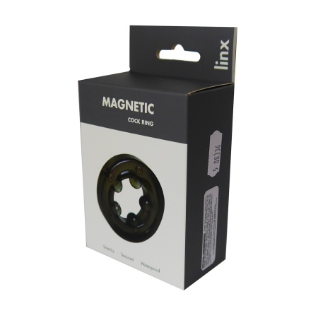 Pierścień erotyczny Magnetic Cock Ring - elastyczny, 6 magnesów, ucisk obwodowy - 1