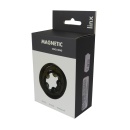 Pierścień erotyczny Magnetic Cock Ring - elastyczny, 6 magnesów, ucisk obwodowy - 1