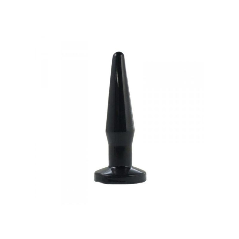Korek analny Toyz4Lovers Rookie 10 cm (2,2 cm średnicy) – czarny, TPE - 1