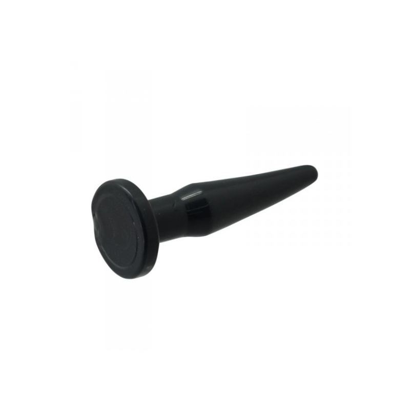 Korek analny Toyz4Lovers Rookie 10 cm (2,2 cm średnicy) – czarny, TPE - 3