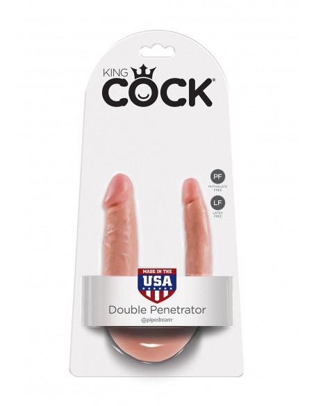 Dildo-COCK DOUBLE TROUBLE S FLESH
