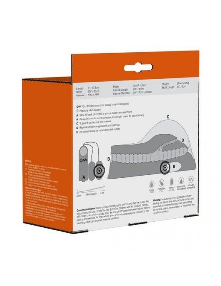 Masturbator- Me You Us Miss Nikita Premium Vibrating Realistic Masturbator Flesh