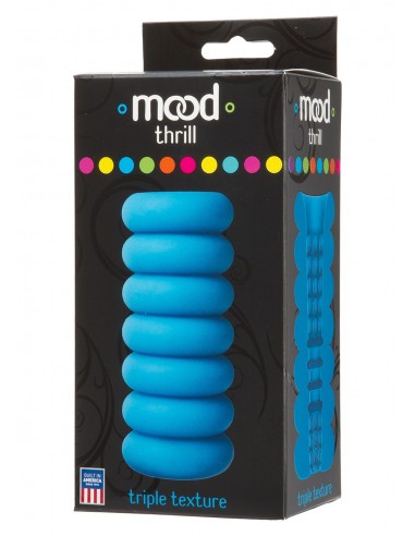 Masturbator-MOOD UR3 STROKER THRILL BLUE