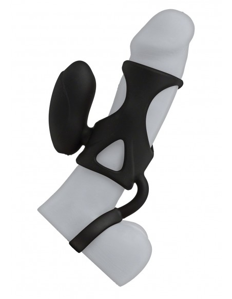 Pierścień-VIBRATING COCK CAGE SINGLE BULLETS