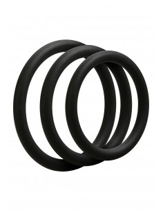 Pierścień-OPTIMALE 3 C-RING SET THIN BLACK