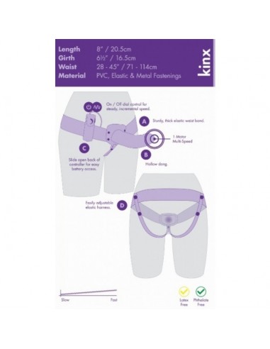 Proteza-The Extender Plus Vibrating Hollow Strap On Kinx