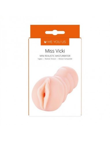Masturbator- Me You Us Miss Vicki Mini Realistic Masturbator Flesh 