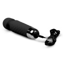 Wibrator Mini Różdżka Czarny - 18 trybów wibracji, wodoodporny, 20 cm - 6