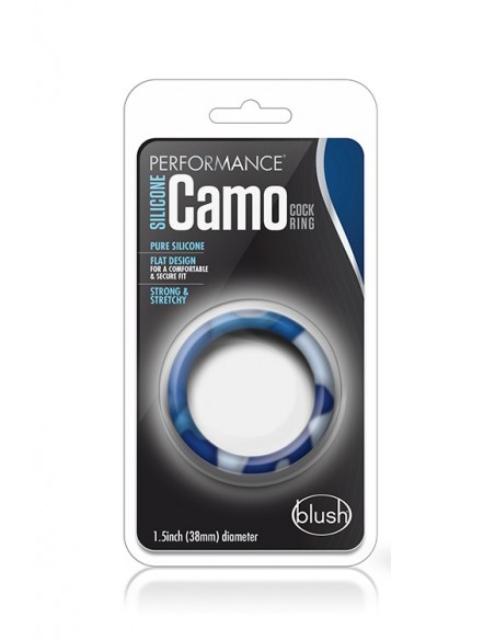 Pierścień-PERFORMANCE SILICONE CAMO COCK RING