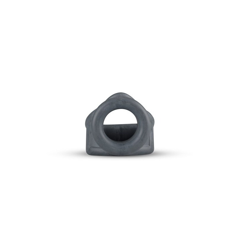 Podwójny pierścień erekcyjny na penisa i jądra Liquid Silicone 2 in 1 Ballstretcher - rozciągliwy płynny silikon, średnice wewnę - 5