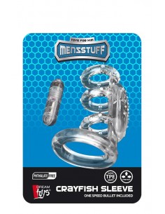 MENZSTUFF VIBR. CRAYFISH PENIS SLEEVE 2