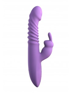 Her Thrusting Silicone Rabbit