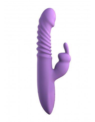Her Thrusting Silicone Rabbit