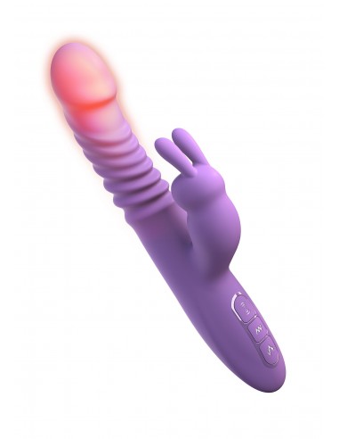 Her Thrusting Silicone Rabbit