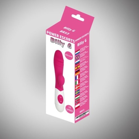 Wibrator Billy G 20 cm różowy - 3
