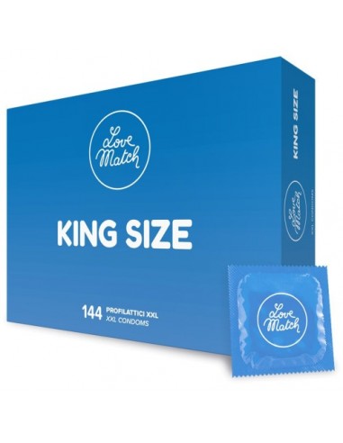 Prezerwatywy-Love Match King Szie XXL - 144 pack