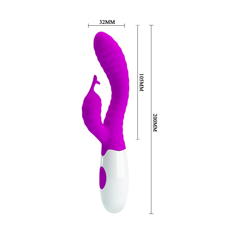 Wibrator HYMAN z 30 funkcjami wibracji o długości 20 cm - 4