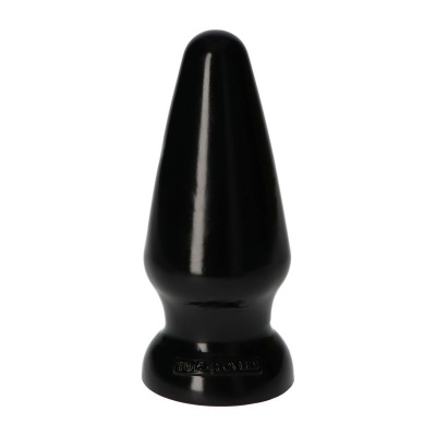 Duży korek analny Italian Cock 6.5 16,5 x 8 cm czarny - 1