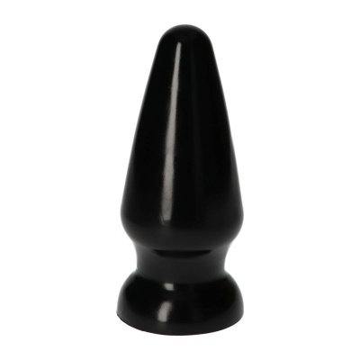 Duży korek analny Italian Cock 6.5 16,5 x 8 cm czarny - 1 2