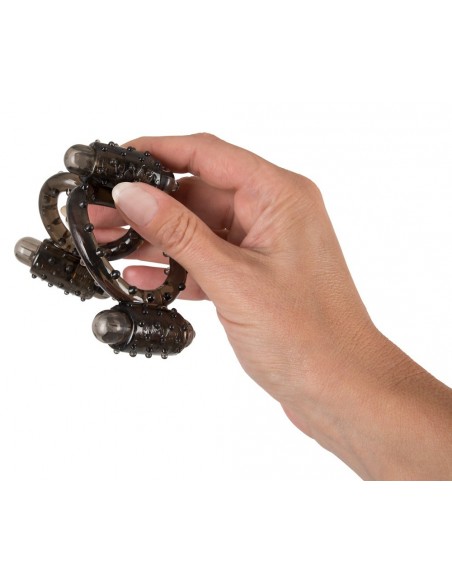 Cock'n balls vibro harness