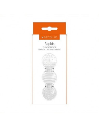 Masturbator- Me You Us Rapids Sucker Stroker Male Masturbator Transparent
