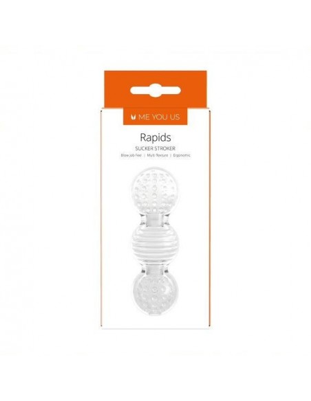 Masturbator- Me You Us Rapids Sucker Stroker Male Masturbator Transparent