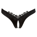 G-String Pearls black L - 3