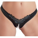 G-String Pearls black XL - 2