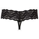 String pearls black L - 8