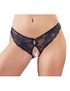 Crotchless Lace Briefs S 2