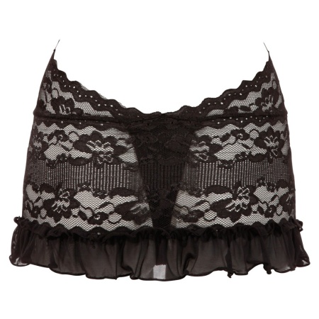 Lace Dress black M - 5