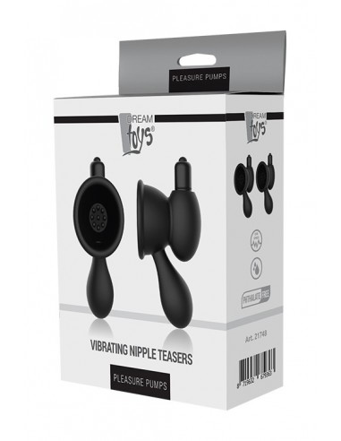 PLEASURE PUMPS VIBRATING NIPPLE TEASERS 