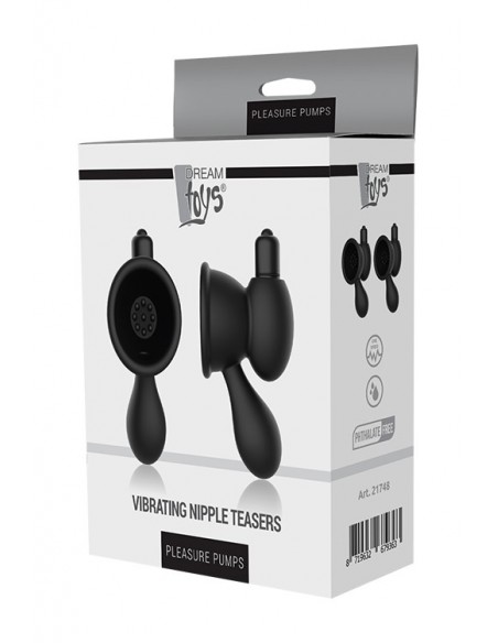 PLEASURE PUMPS VIBRATING NIPPLE TEASERS 