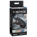 Klatka na penisa FCR Hardcore Silicone Blocker 9,5 cm z regulowanym stalowym pierścieniem 5,2 cm i silikonową tuleją 4 cm - 1