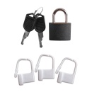 Klatka na penisa FCR Hardcore Silicone Blocker 9,5 cm z regulowanym stalowym pierścieniem 5,2 cm i silikonową tuleją 4 cm - 5