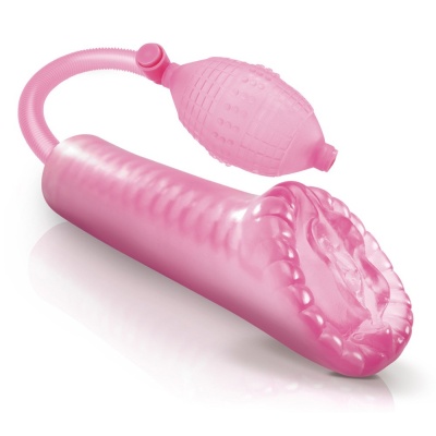 Pompa penisowa PET Super Cyber Snatch Pump z pompką ręczną i zaworem bezpieczeństwa, dł. 21,2 cm, Ø 4,9 cm, TPR - 1 2
