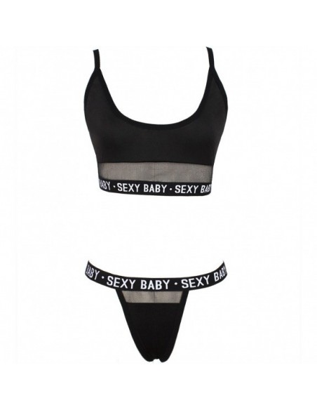 Kinky Pleasure - Sexy Lingerie - small - black KPL02