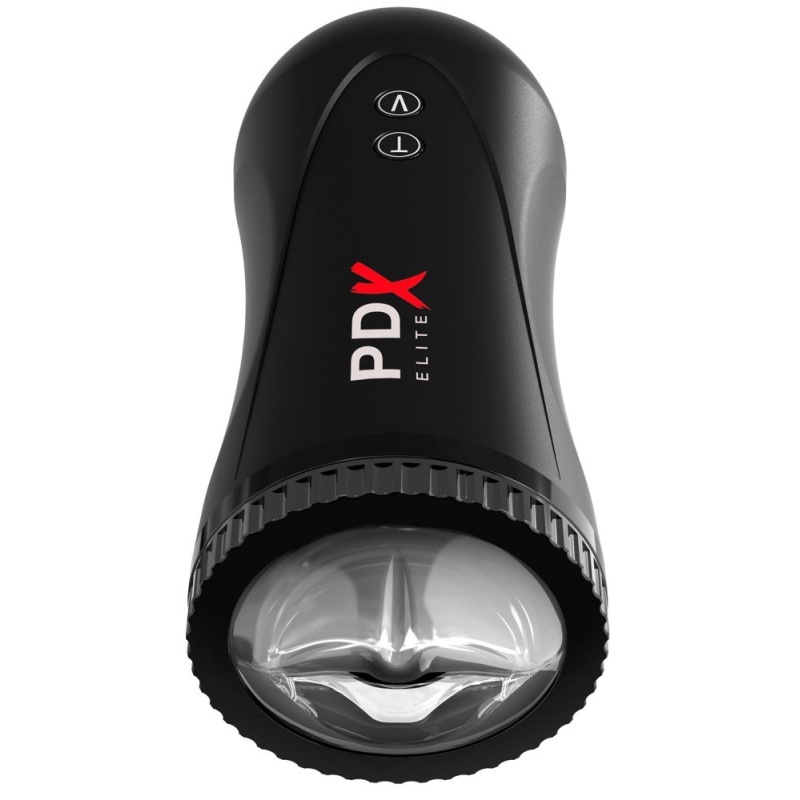 Masturbator automatyczny Moto Stroker – 5 trybów wibracji, 2 prędkości pchnięć, długość 21 cm - 2