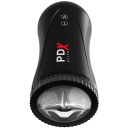 Masturbator automatyczny Moto Stroker – 5 trybów wibracji, 2 prędkości pchnięć, długość 21 cm - 2